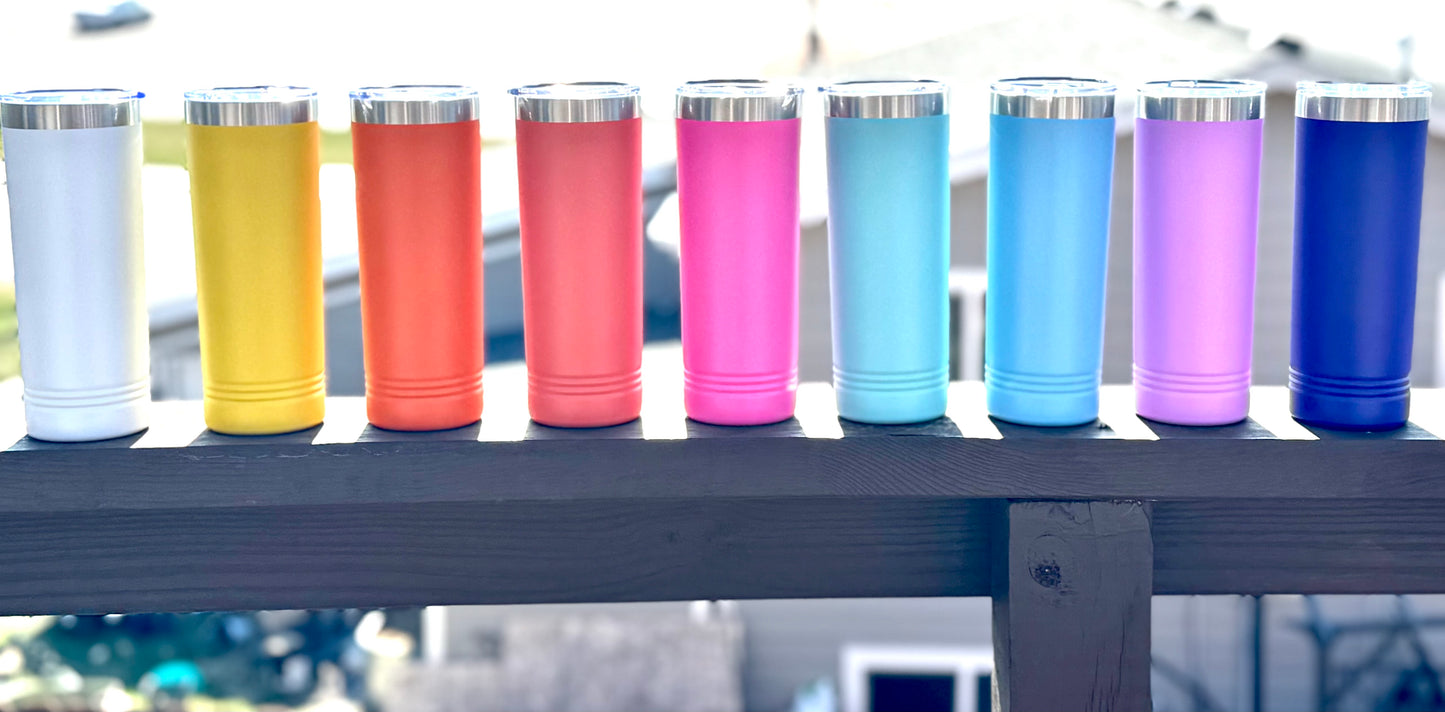 Polar Camel 22oz skinny tumbler