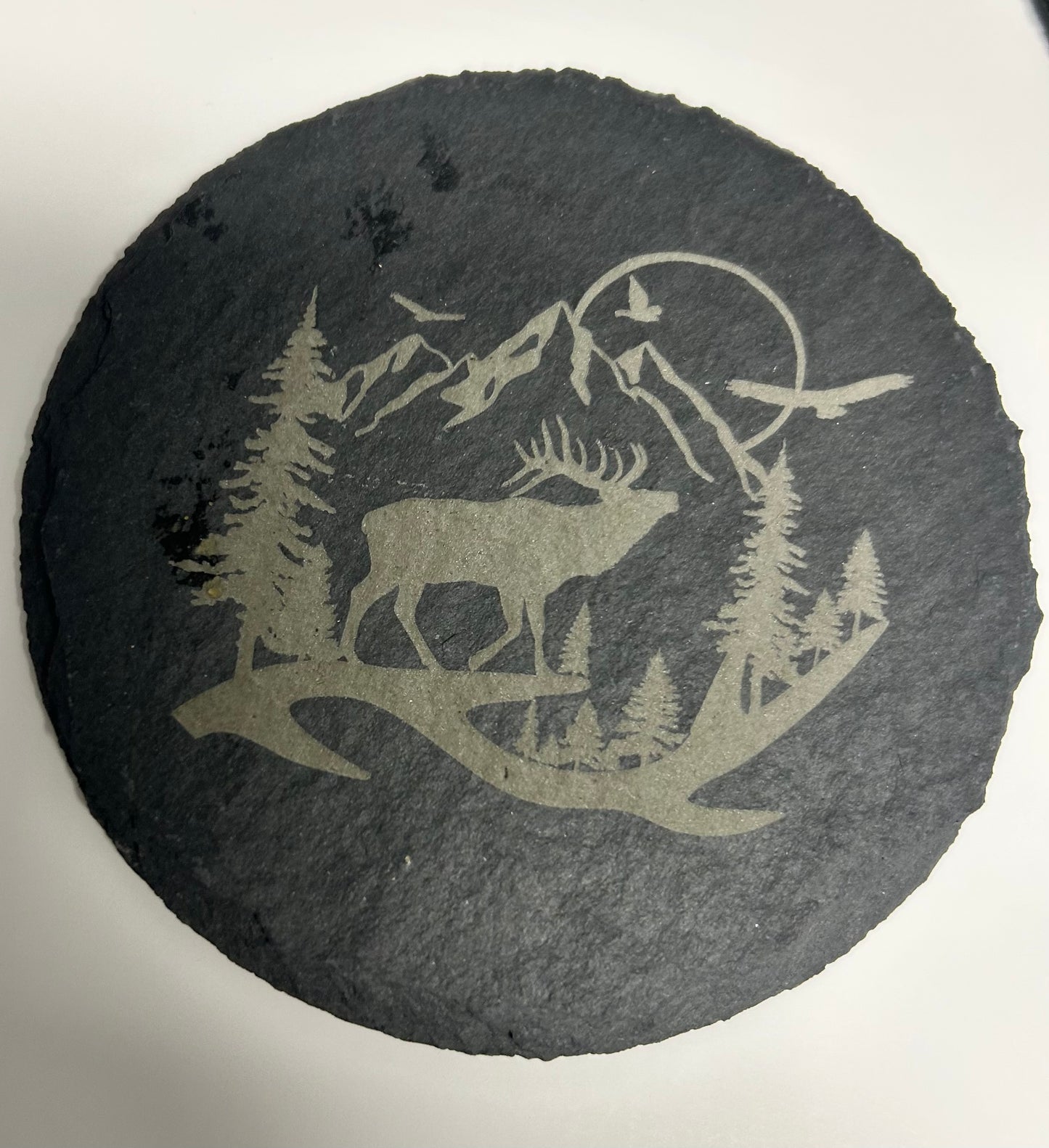 Round Slate Coasters