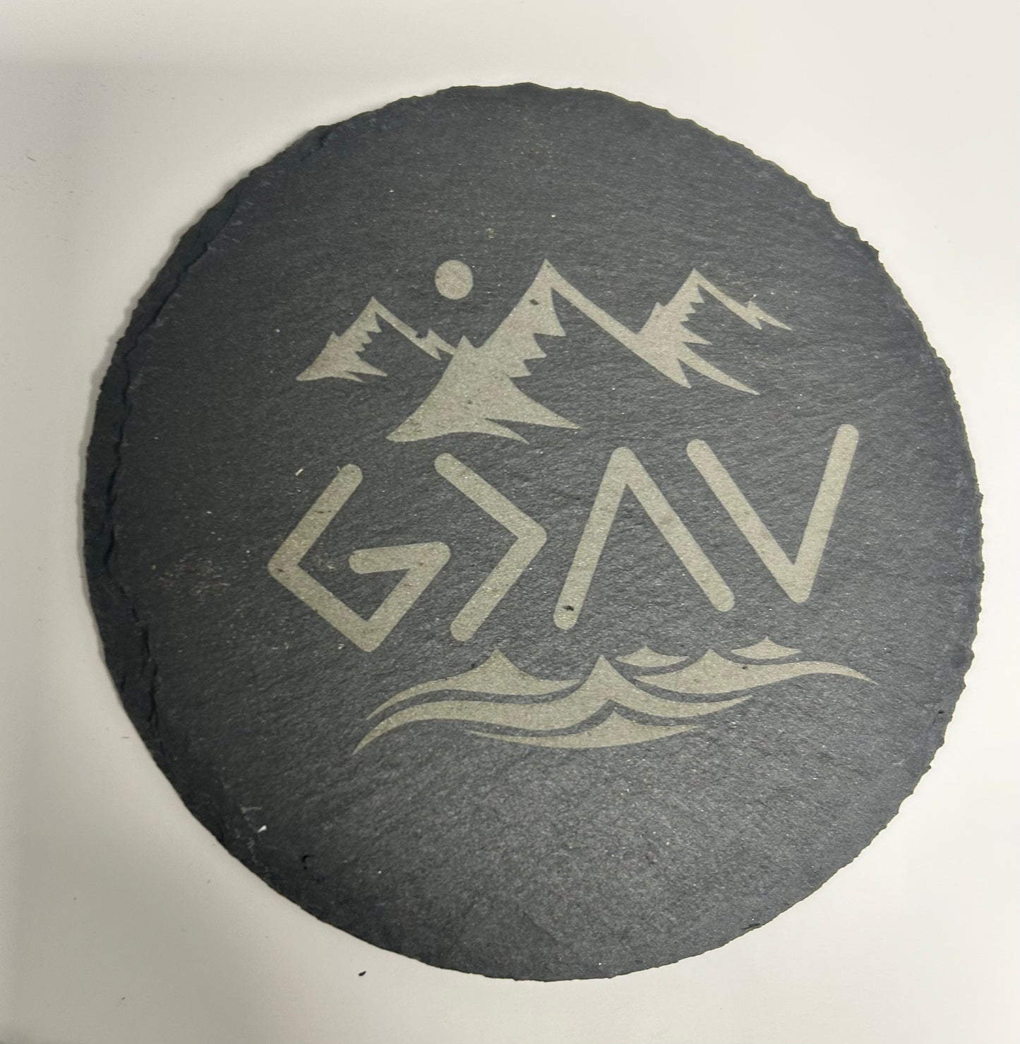 Round Slate Coasters